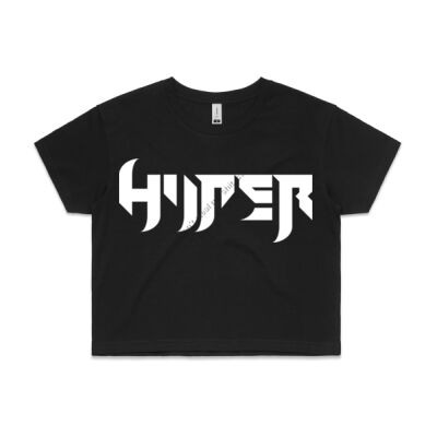 "Wordmark of Heresy" Ladies Crop Tee [SD] Thumbnail