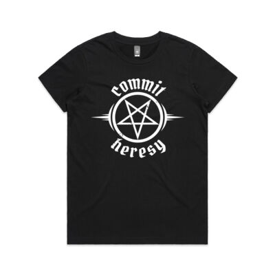 "Commit Heresy" Ladies Tee [SD] Thumbnail